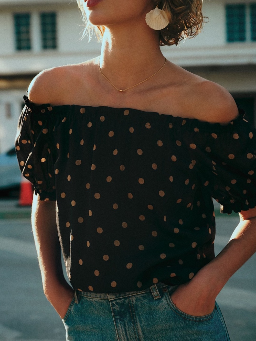 NWT Sézane Maiwenn blouse, size 2